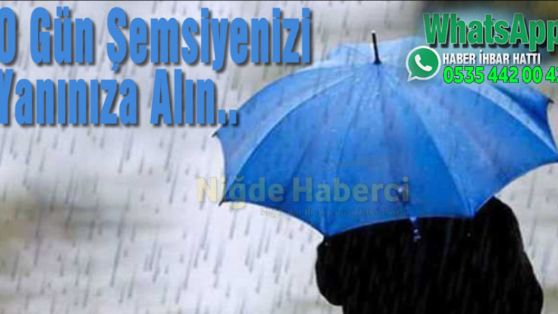 Niğde ve Çevresinde 7 Günlük Hava Tahmin Raporu