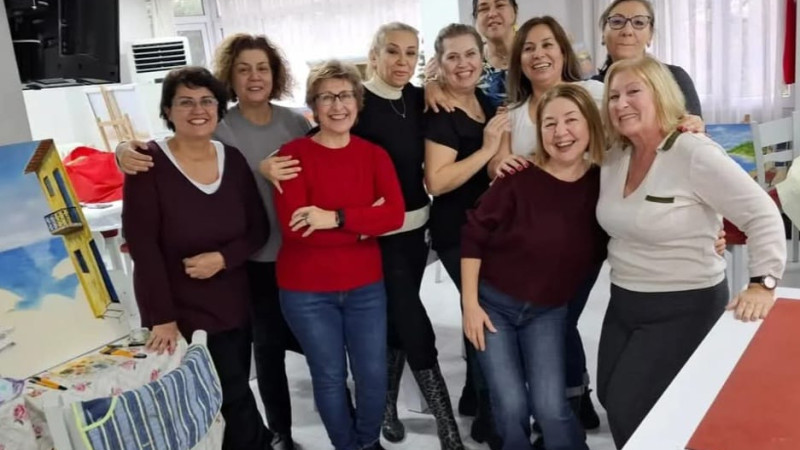 Dostluğun Tuvale Yansıyan Sergisi..
