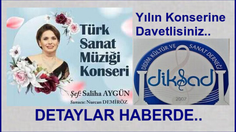 Didim'de Yılın Konserine  Davetlisiniz..