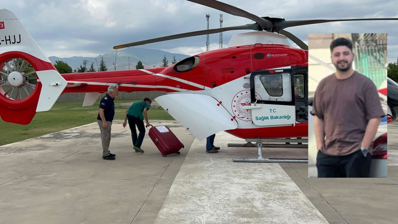Ahmet’in Kalbi Helikopterle Götürüldü 